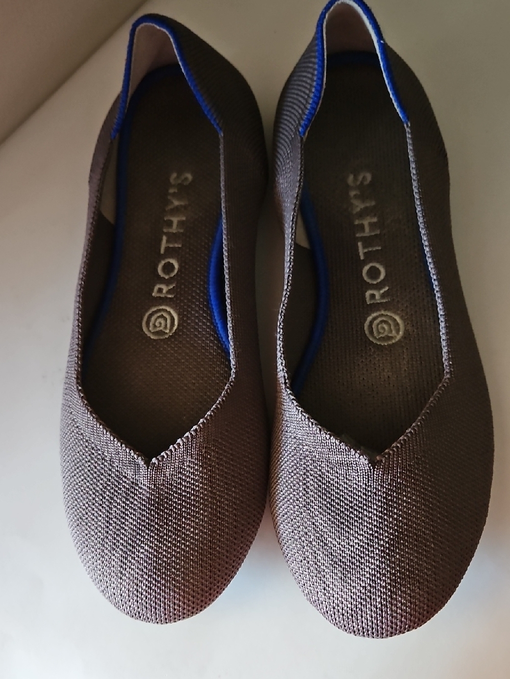 ROTHYS MINK PLUM POINT FLATS. (NEW $149)  SZ 7.5